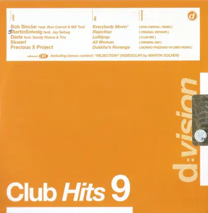 Bob Sinclair ; Martin Solveig ; Skwerl - Club Hits 9