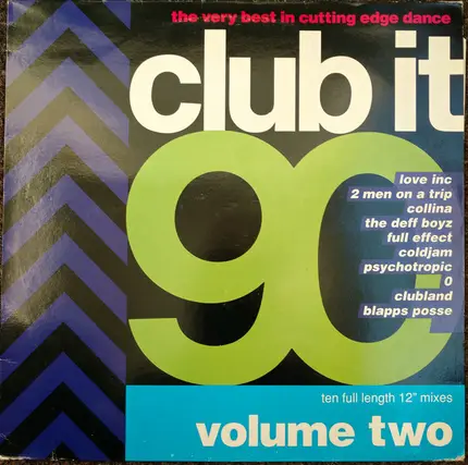 Clubland & Quartz, Cesare Collina a.o. - Club It 90 - Volume Two