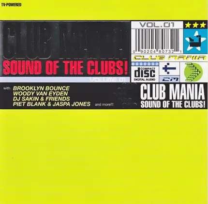 DJ Sakin / Faithless / Central Seven a.o. - Club Mania - Vol. 1