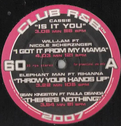 Hip Hop Sampler - Club R&B 60