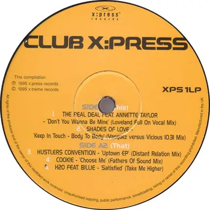 House Compilation - Club X:Press
