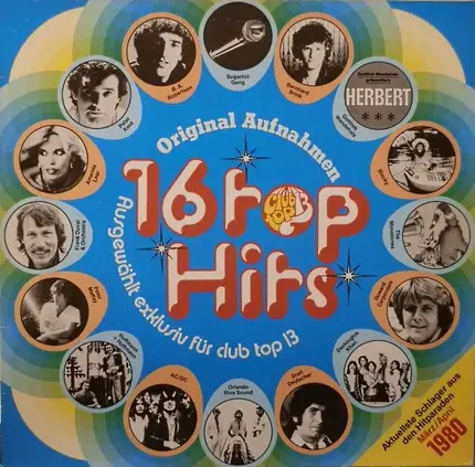 Sugarhill Gang, Bernhard Brink, Blacky,.. - 16 Top Hits März/April 1980