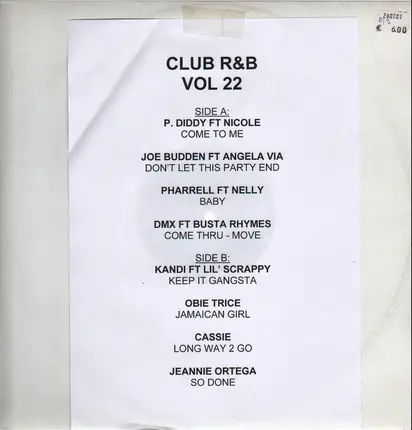 Various - Club R&B Volume 22