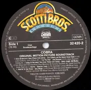 LP - John Cafferty, Gary Wright a.o. - Cobra (Original Motion Picture Soundtrack)