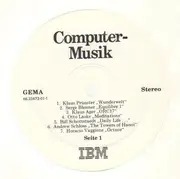 LP - Computer-Musik - Vertonung im Zeitalter der Prozeßrechner - + HUGE BOOK