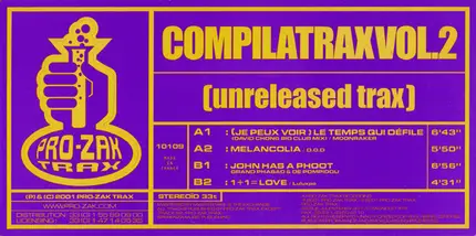 Moonraker, D.O.D., Grant Phabao & DePompidou - Compilatrax Vol. 2 (Unreleased Trax)