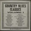 LP - Willie Baker / Joe McCoy a.o. - Country Blues Classics Volume 1