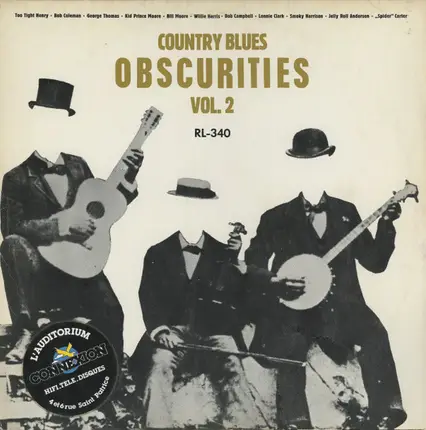 Various - Country Blues Obscurities Vol. 2
