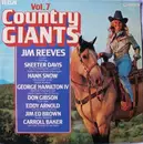 LP - Jim Reeves / Carroll Baker / a.o. - Country Giants Vol. 7