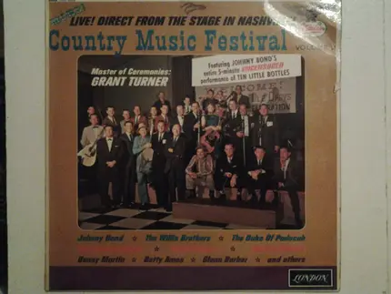 The Willis Brothers, Betty Amos, Adrian Roland - Country Music Festival Volume 2