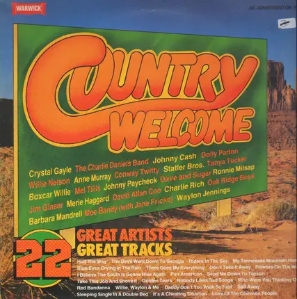 The Charlie Daniels Band,Crystal Gayle,Ronnie Millsap, a.o., - Country Welcome