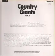 LP - Jim Reeves, Hank Snow, Jerry Reed,.. - Country Giants Vol. 2