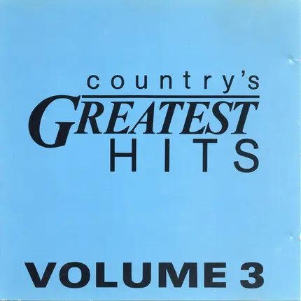 Kris Kristofferson, David Allan Coe, Leroy Van Dyke, a.o. - Country's Greatest Hits Volume 3