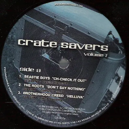 Beastie Boys / The Roots a.o. - Crate Savers Volume 7