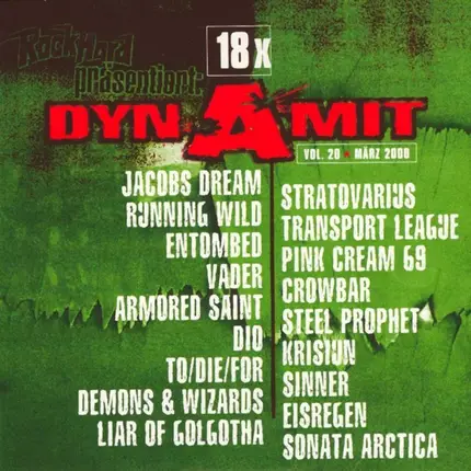 Armored Saint, Running Wild a.o. - Dynamit Vol. 20