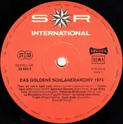 LP - Various - Das Goldene Schlager-Archiv - Die Hits Des Jahres 1974