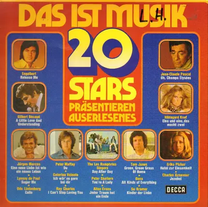 Jürgen Marcus, - Das ist Musik - 20 Stars präsentieren Auserlesenes