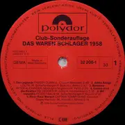 LP - Various - Das Waren Schlager 1958
