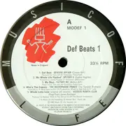 LP - Sparkey D, Dana Dane, a.o. - Def Beats 1