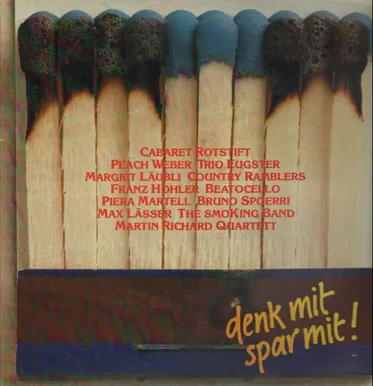 Piera Martell, Cabaret Rotstift, Martin Richard Quartett - Denk Mit Spar Mit!