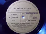 LP - Leoncavallo - Der Bajazzo - Großer Querschnitt (sandor Konya, Lieselotte Losch) - Duplo Sound