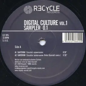 dani casarano - Digital Culture Vol.1 - Sampler 0.1