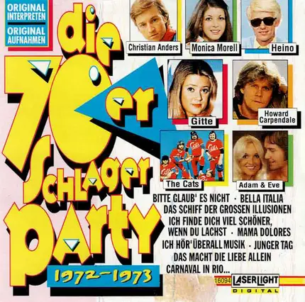 Graham Bonney, Michael Schanze, Imca Marina - Die 70er Schlager Party 1972 - 1973