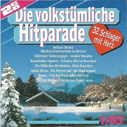 Patrick Lindner, Bianca, Petra Kauch a.o. - Die Volkstümliche Hitparade 1/93