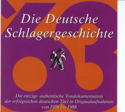 Freddy Quinn / Manuela / Billy Mo / etc - Die Deutsche Schlagergeschichte - 1963