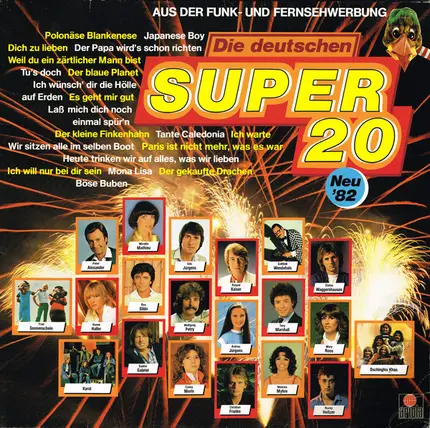 Peter Alexander, Mireille Mathieu a.o. - Die Deutschen Super 20 -- Neu '82