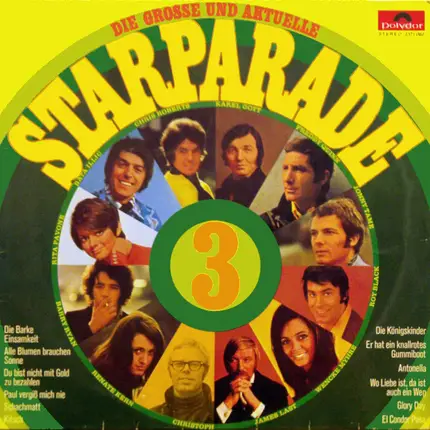 Freddy Quinn, Karel Gott, Bata Illic, a.o. - Die Grosse & Aktuelle Starparade 3