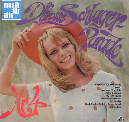 Marion Costa, The Blue Cats, Tommy Kent a.o. - Die Grosse Schlagerparade Nr. 4