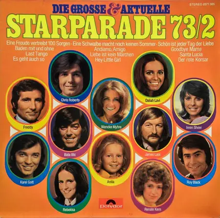 Chris Roberts, Roy Black, Daliah Lavi, usw. - Die Grosse Und Aktuelle Starparade 73/2
