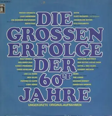 Various - Die Grossen Erfolge der 60er Jahre