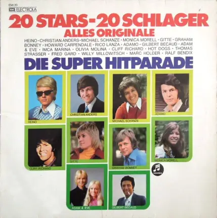 Bonney, Morell, a.o. - Die Super Hitparade (20 Stars-20 Schlager Alles Originale)
