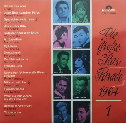 Connie Francis, Thomas Fritsch & Will Brandes a.o. - Die Große Starparade 1964/1