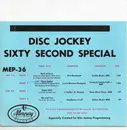 7inch Vinyl Single - Nick Noble, Sarah Vaughan, Johnny Jay, The Ivories - Disc Jockey Sixty Second Special