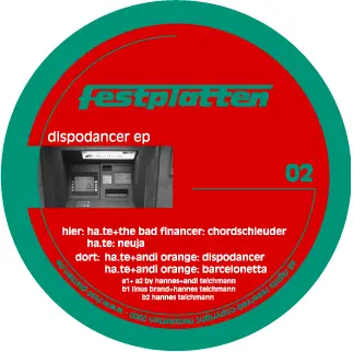 Andi Orange, Ha.Te, The Bad Financer - Dispodancer EP
