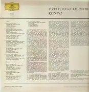 LP - Various - Dreiteilige Liedform - Rondo - + booklet , tulip rim