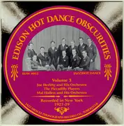 CD - Various - Edison Hot Dance Obscurities, Volume 3, 1927-29 - Mono