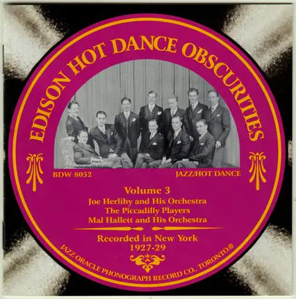 Various - Edison Hot Dance Obscurities, Volume 3, 1927-29