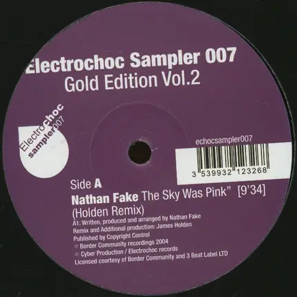 Nathan Fake, Extrawelt, Fairmont - Electrochoc Sampler 007 Gold Edition Vol.2