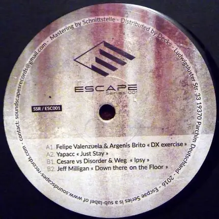 Felipe Valenzuela & Argenis Brito, Yapacc, Cesare vs. Disorder & Weg, Jeff Milligan - Escape Series 001