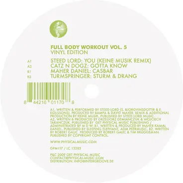 Catz N Dogz, Turmspringer, Keine Musik - Full Body Workout Vol. 5 (Vinyl Edition)t