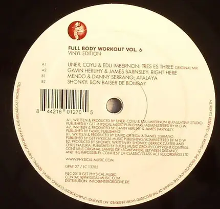 Shonky, Uner a.o. - Full Body Workout Vol. 6 (Vinyl Edition)