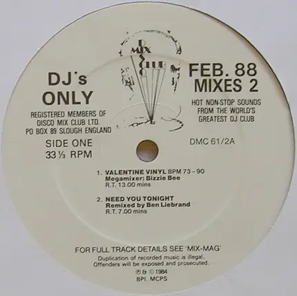 Simply Red, Champaign, a.o. - February 88 - Mixes 2
