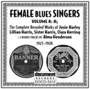 CD - Josie Harley, Lillian Harris, Sister Harris - Female Blues Singers Volume 8: H1 (1923-1928)