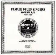 Various - Female Blues Singers Volume L/M (1923-1930)