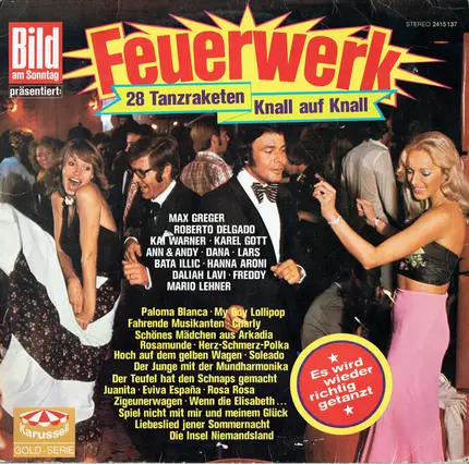 Lars, Hanna Aroni, Bata Illic - Feuerwerk - 28 Tanzraketen Knall Auf Fall