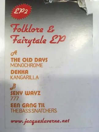 Monochrome, Kangarilla, The Bass Snatchers a.o. - Folklore & Fairytale EP